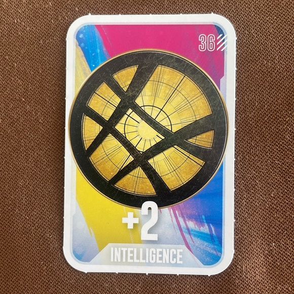 Marvel Collectible Card #36 - +2 INTELLIGENCE - Picture 3 of 3